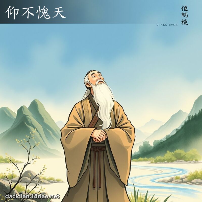 仰不愧天 - 国语大辞典配图