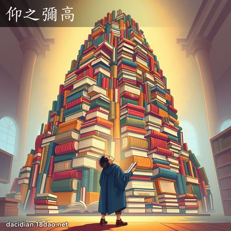 仰之彌高 - 國語大辭典配圖