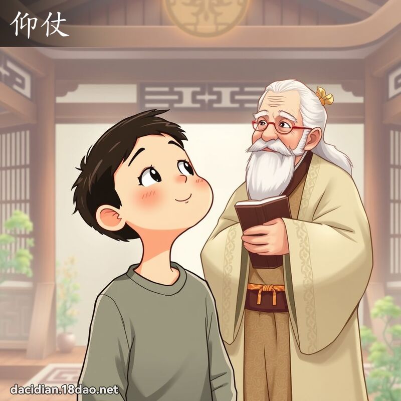 仰仗 - 国语大辞典配图