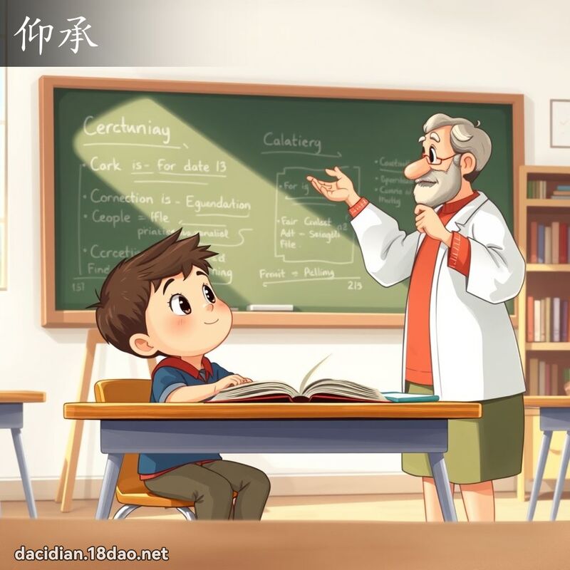仰承 - 國語大辭典配圖
