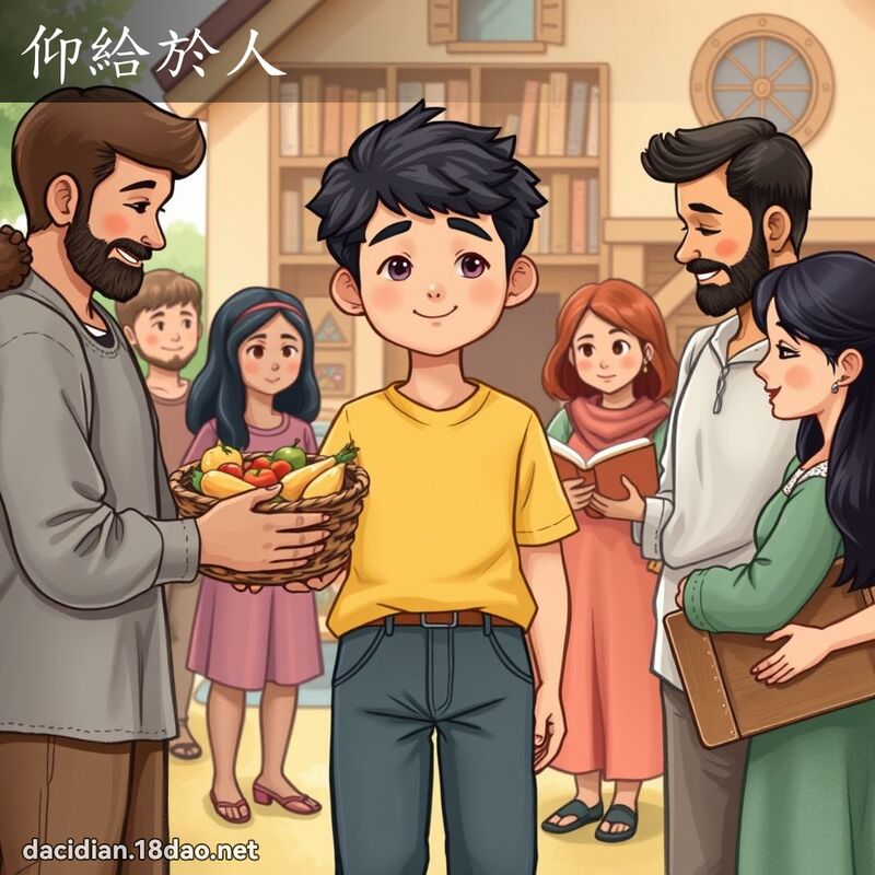 仰給於人 - 國語大辭典配圖