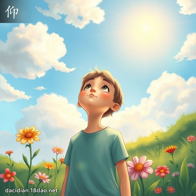 仰 - 國語大辭典配圖