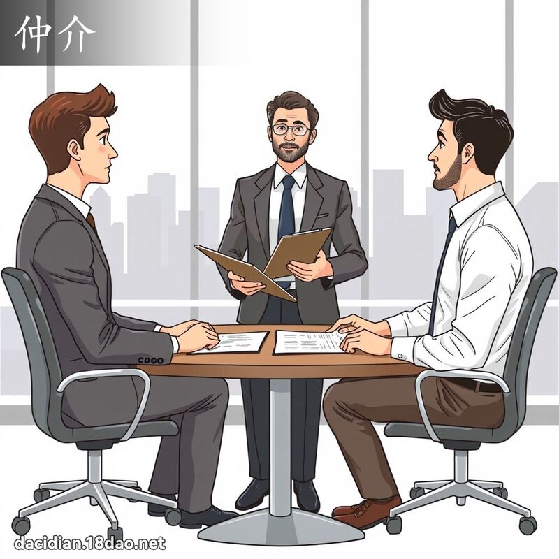 仲介 - 国语大辞典配图