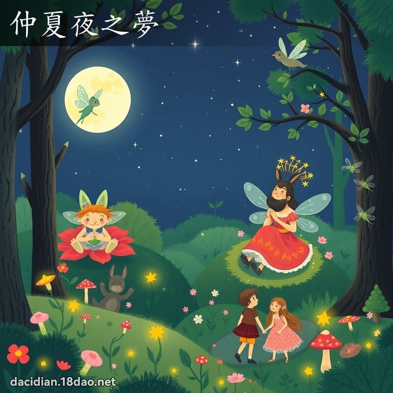 仲夏夜之夢 - 國語大辭典配圖