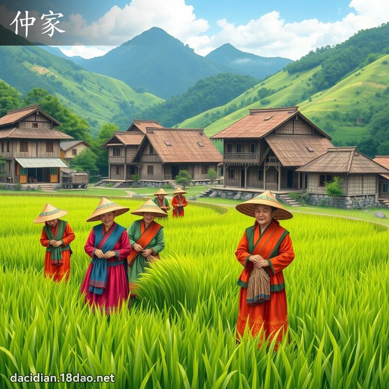 仲家 - 國語大辭典配圖