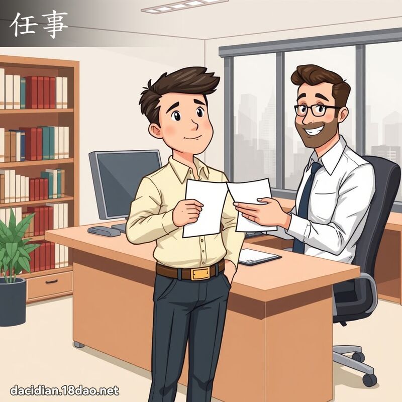 任事 - 国语大辞典配图