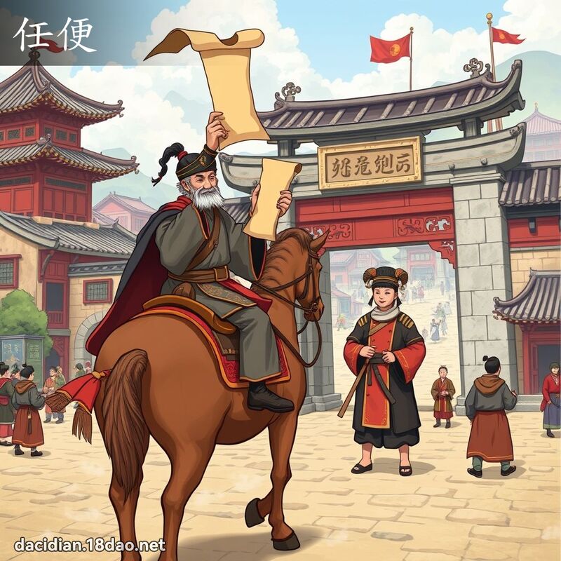 任便 - 国语大辞典配图