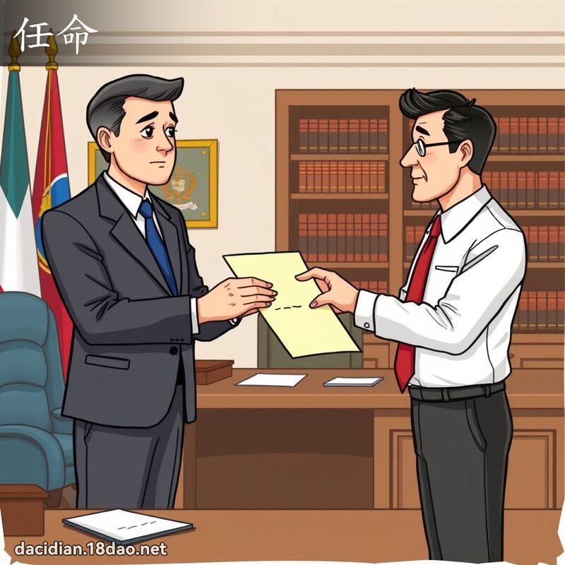 任命 - 國語大辭典配圖