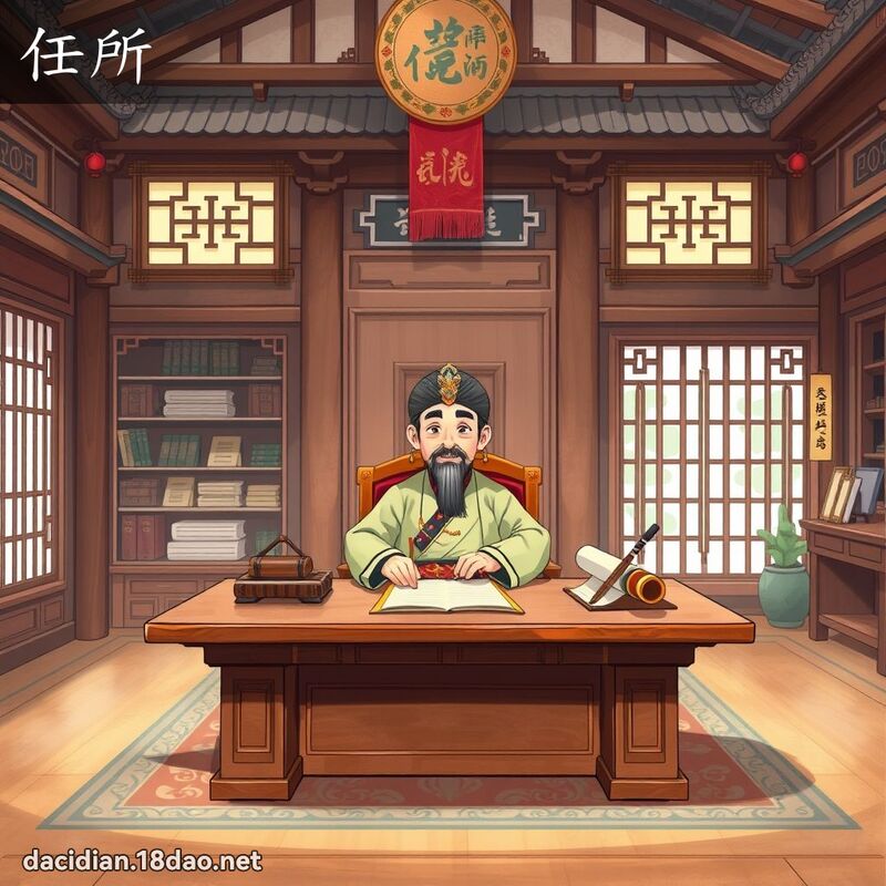 任所 - 國語大辭典配圖