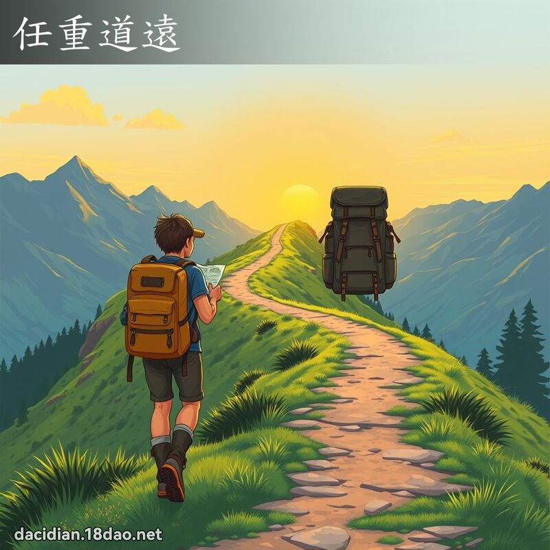 任重道远 - 国语大辞典配图