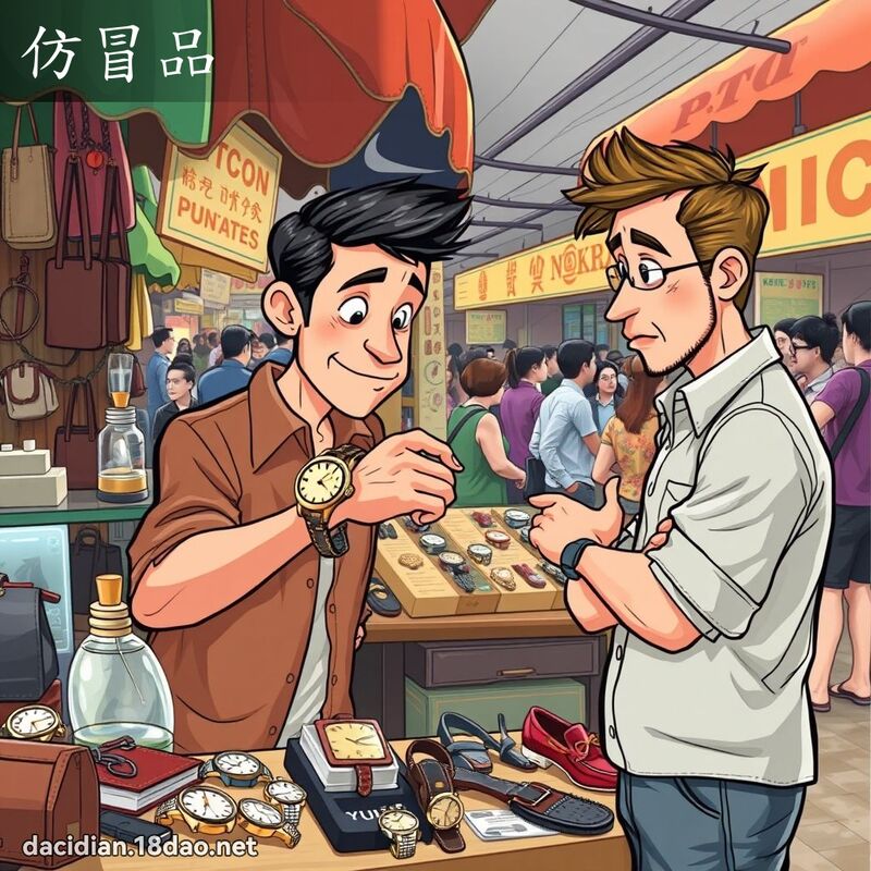 仿冒品 - 国语大辞典配图