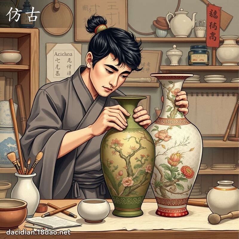 仿古 - 國語大辭典配圖