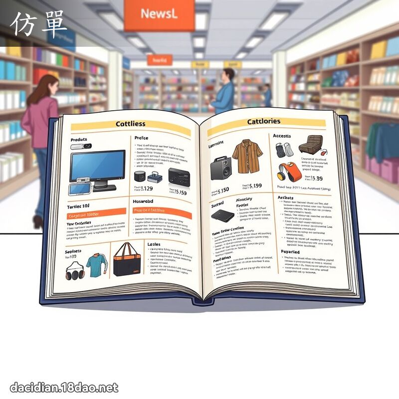 仿单 - 国语大辞典配图