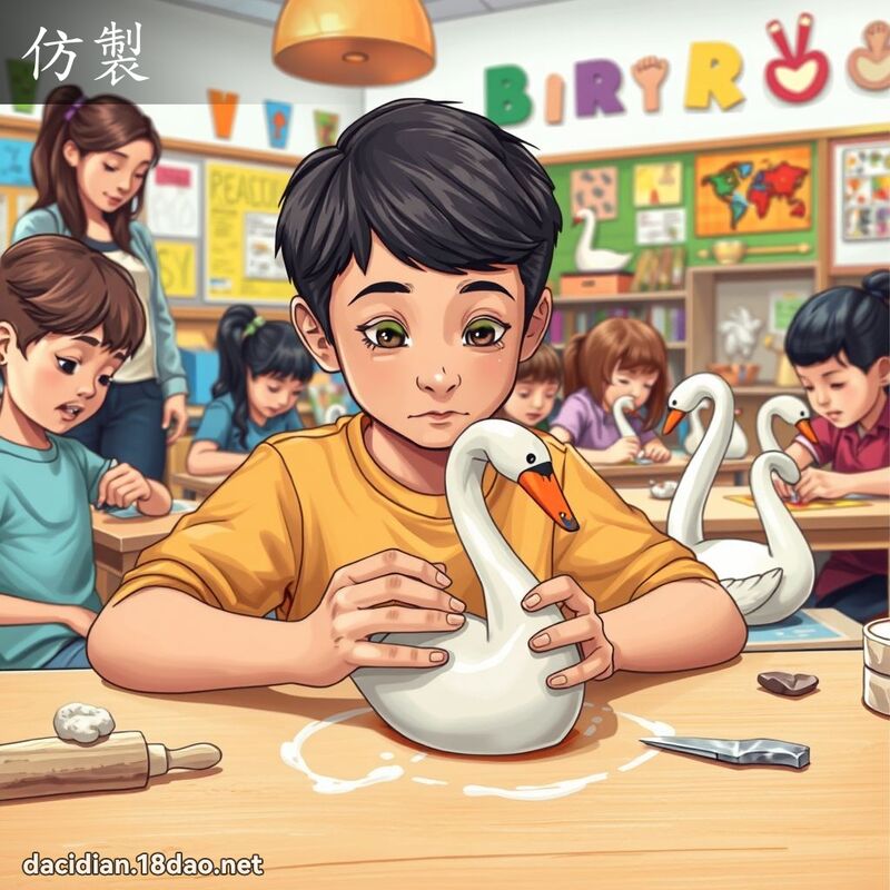 仿制 - 国语大辞典配图
