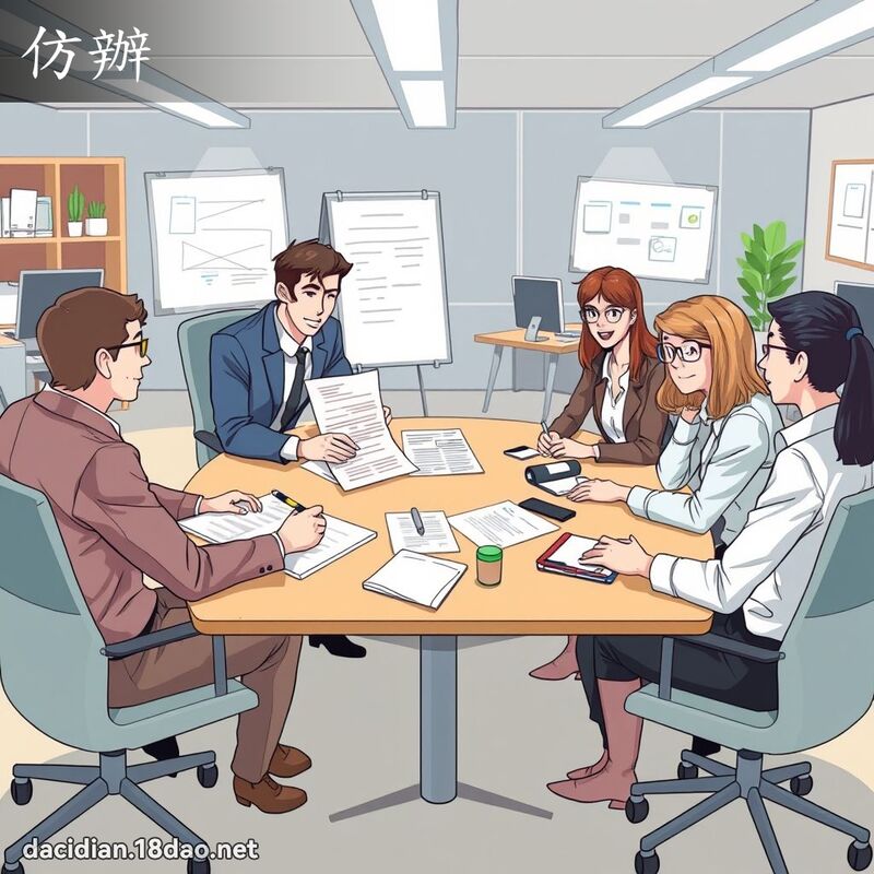 仿辦 - 國語大辭典配圖