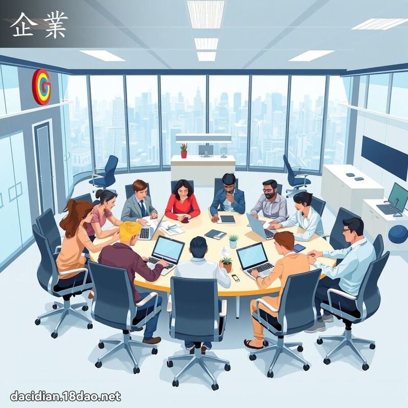 企业 - 国语大辞典配图