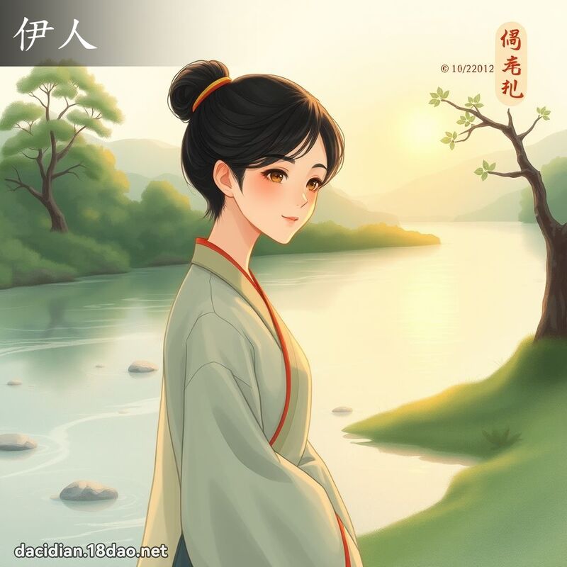 伊人 - 国语大辞典配图