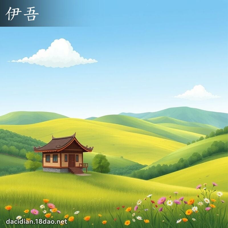 伊吾 - 國語大辭典配圖