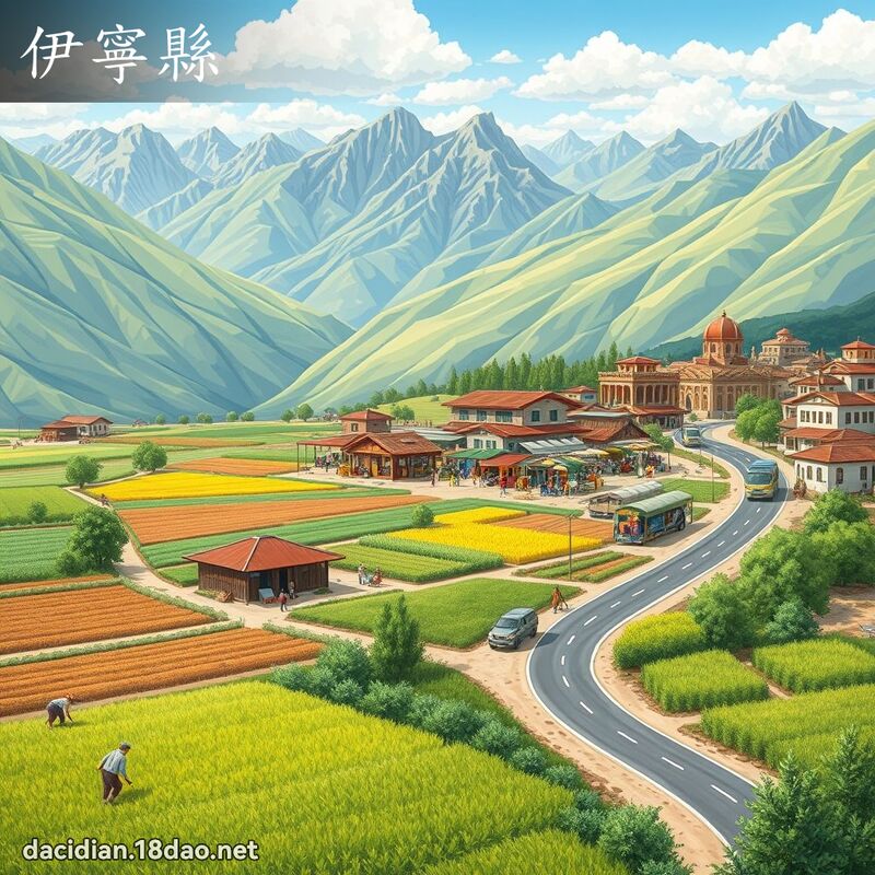 伊寧縣 - 國語大辭典配圖