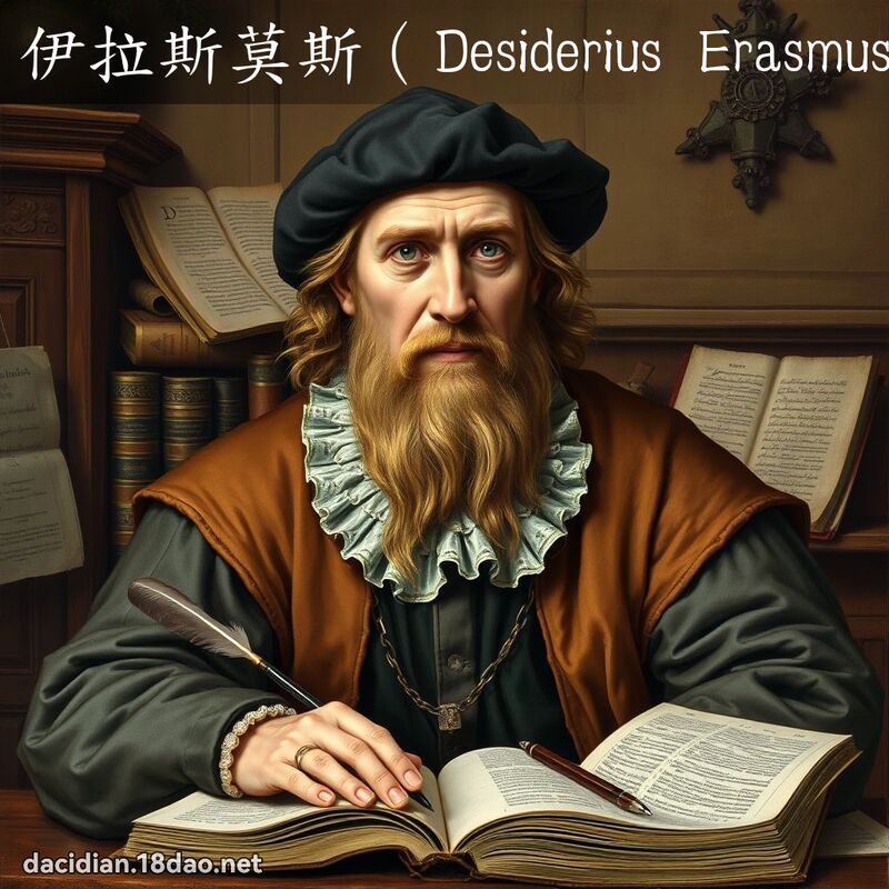伊拉斯莫斯（Desiderius Erasmus） - 國語大辭典配圖