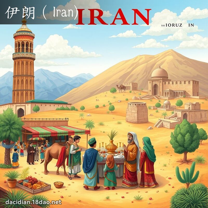 伊朗（Iran) - 國語大辭典配圖