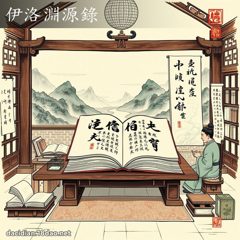 伊洛渊源录 - 国语大辞典配图