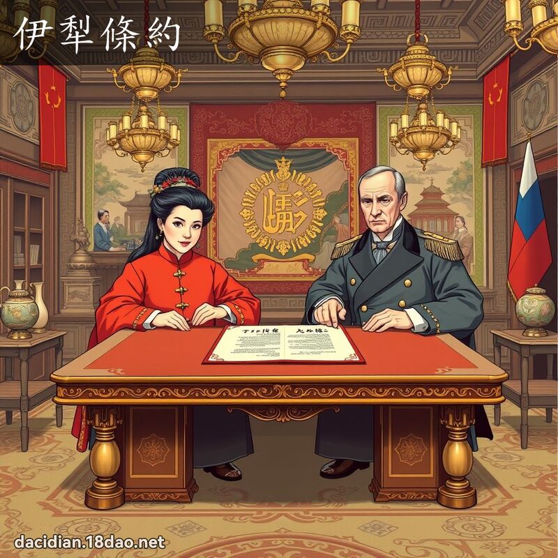 伊犁条约 - 国语大辞典配图