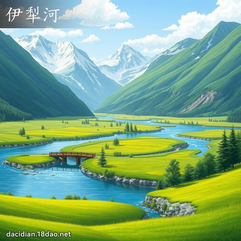 伊犁河 - 国语大辞典配图