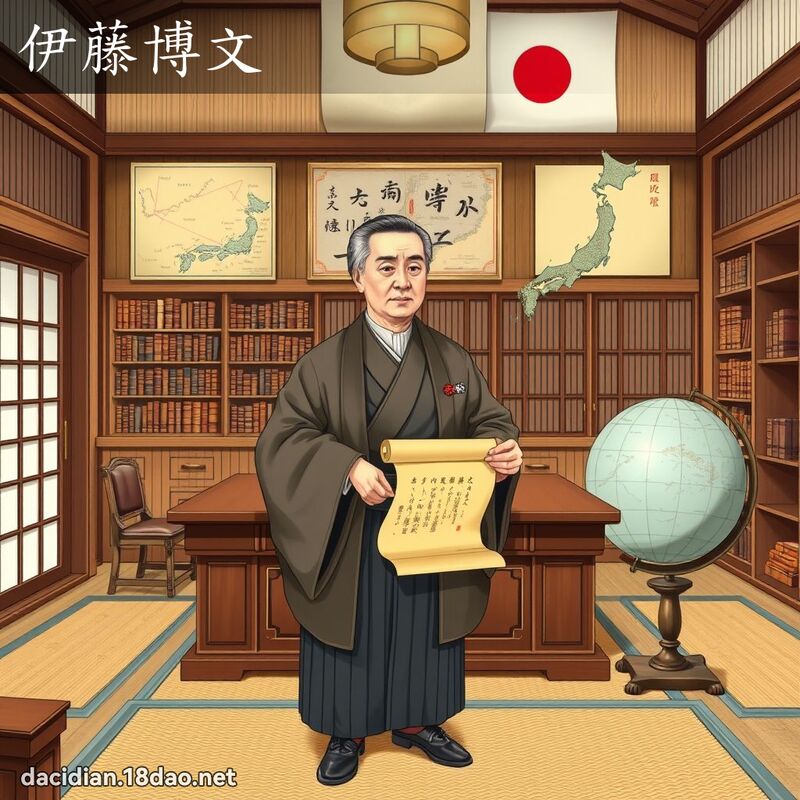 伊藤博文 - 國語大辭典配圖