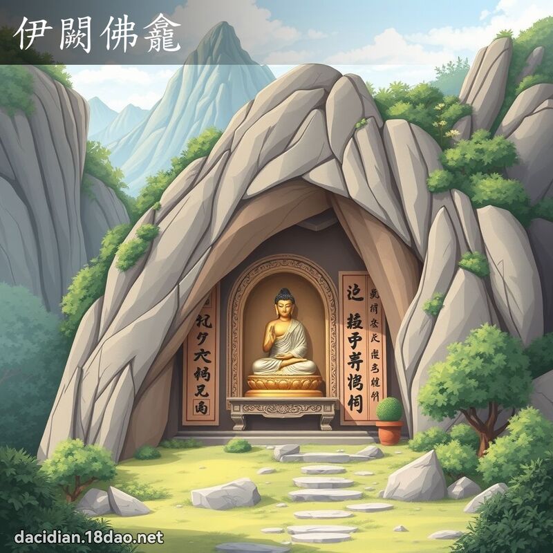 伊闕佛龕 - 國語大辭典配圖