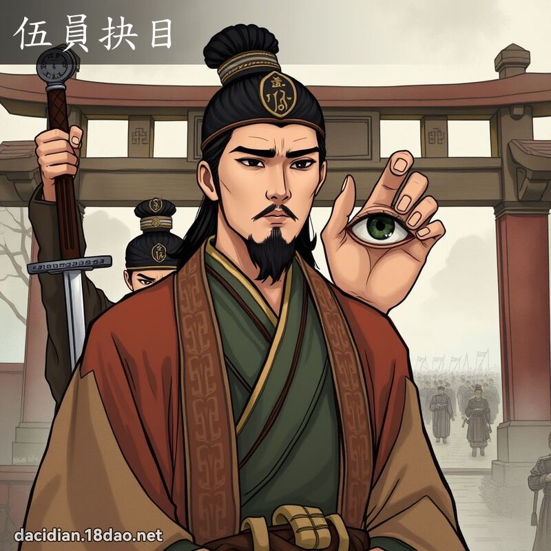 伍员抉目 - 国语大辞典配图