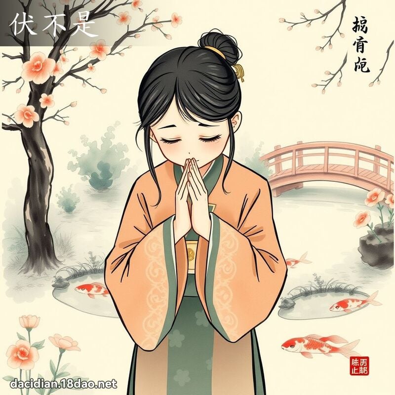 伏不是 - 國語大辭典配圖