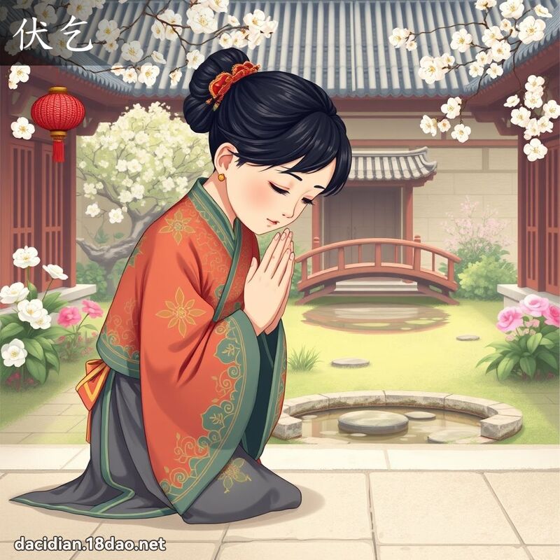 伏乞 - 國語大辭典配圖