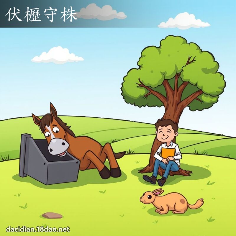 伏櫪守株 - 國語大辭典配圖