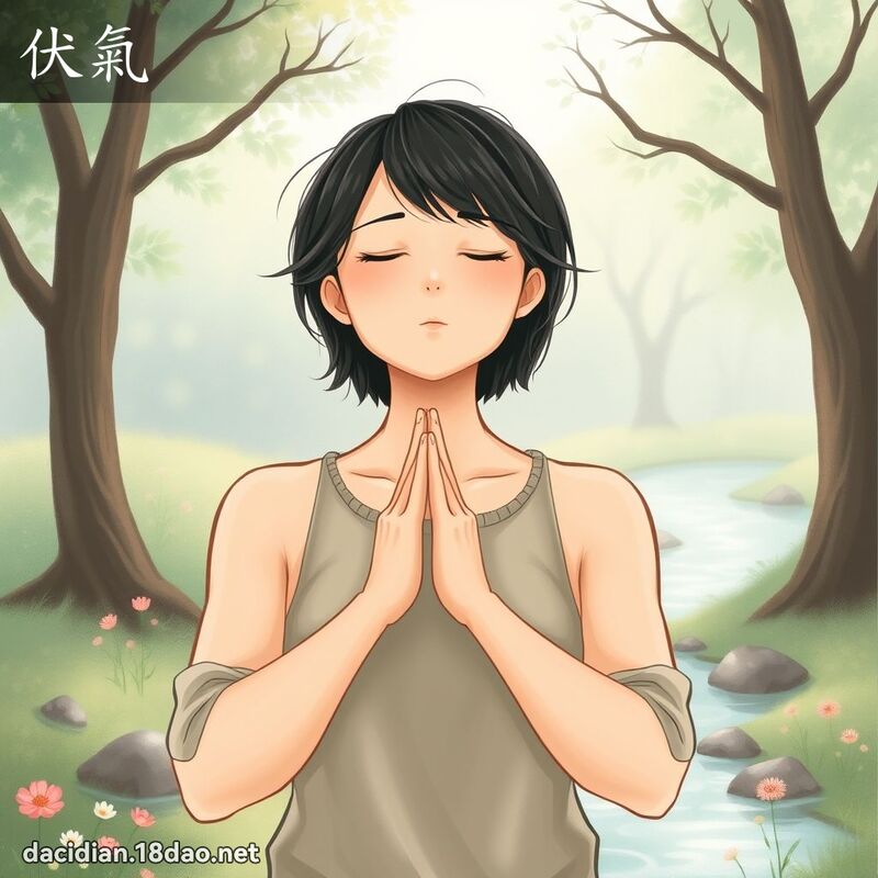 伏氣 - 國語大辭典配圖
