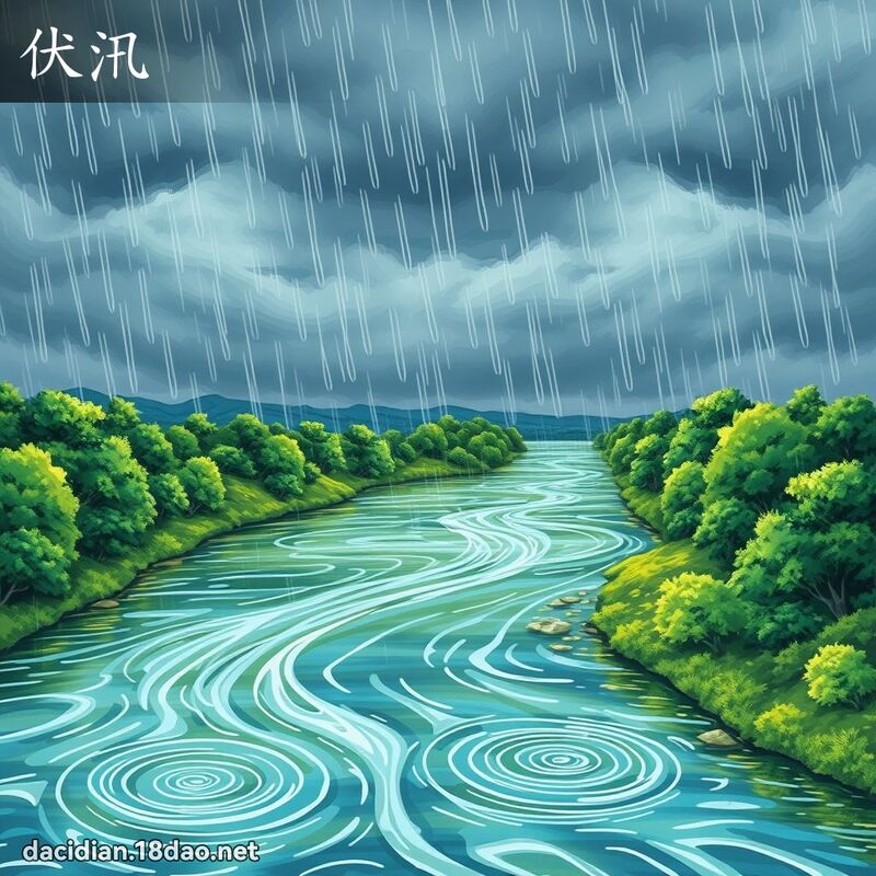 伏汛 - 國語大辭典配圖