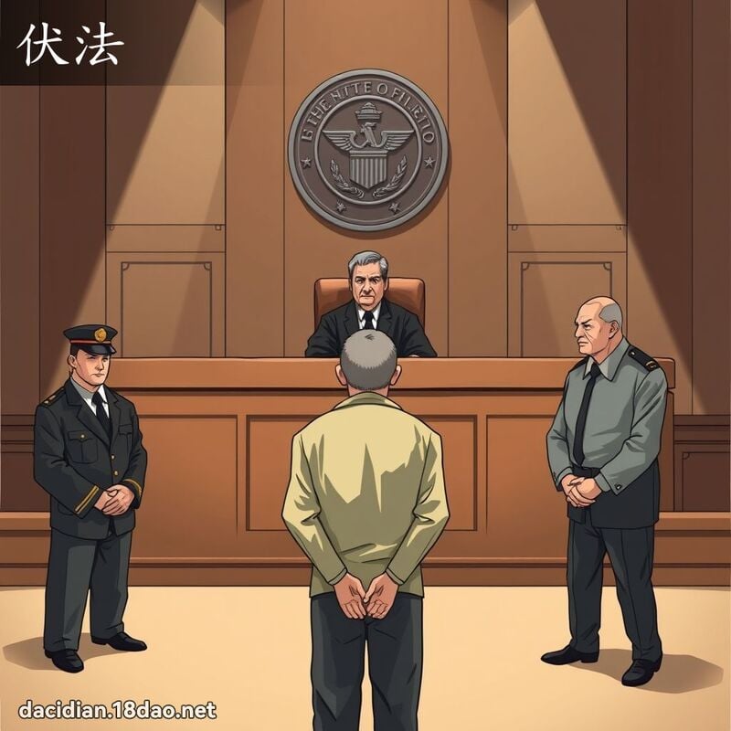 伏法 - 国语大辞典配图