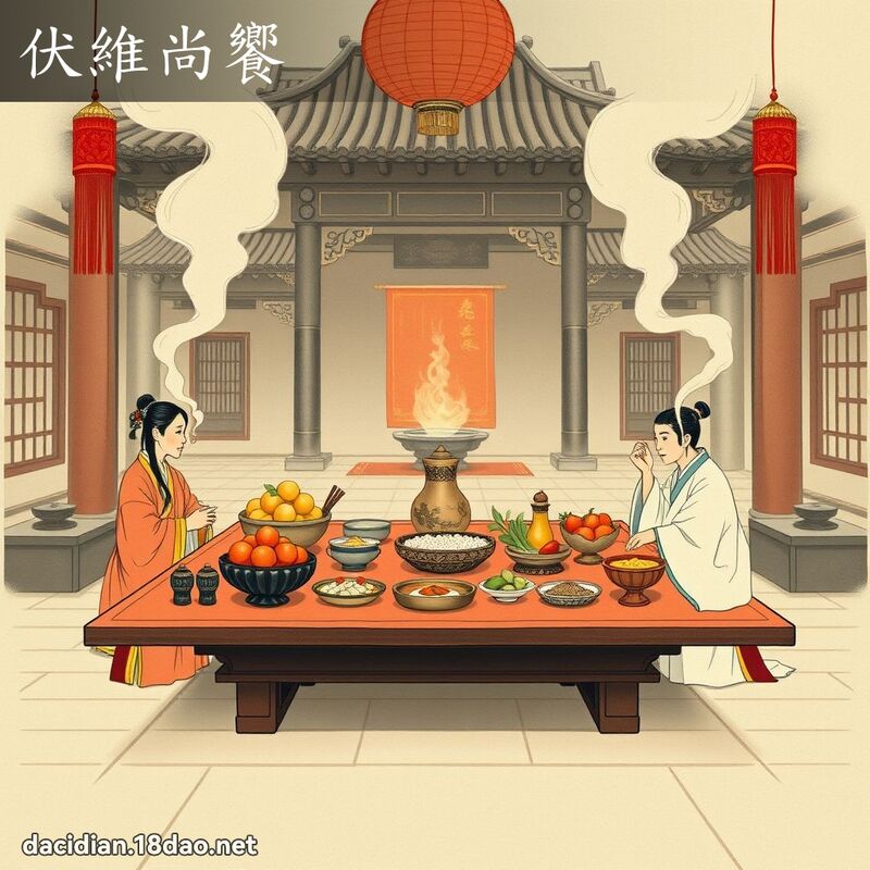 伏维尚饗 - 国语大辞典配图