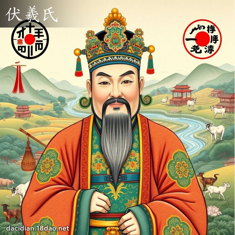 伏羲氏 - 國語大辭典配圖