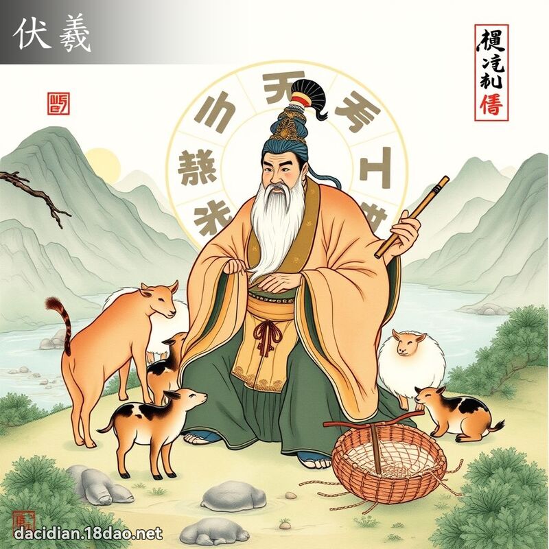伏羲 - 國語大辭典配圖