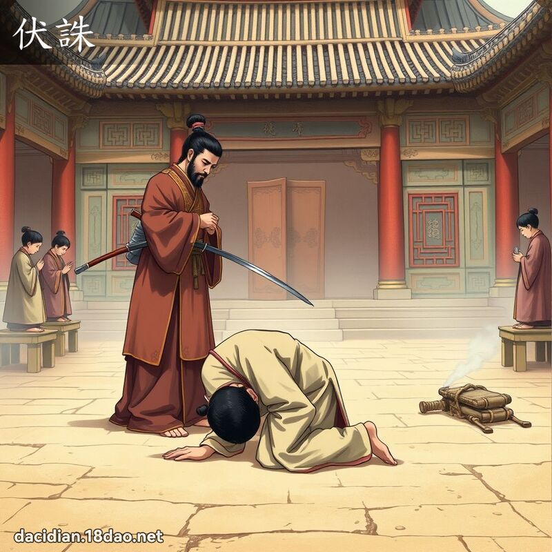 伏诛 - 国语大辞典配图