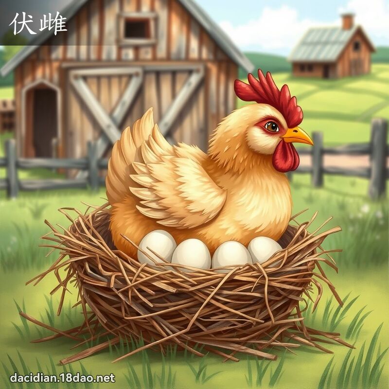 伏雌 - 國語大辭典配圖