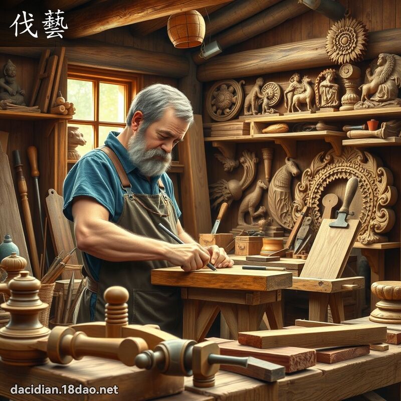 伐藝 - 國語大辭典配圖