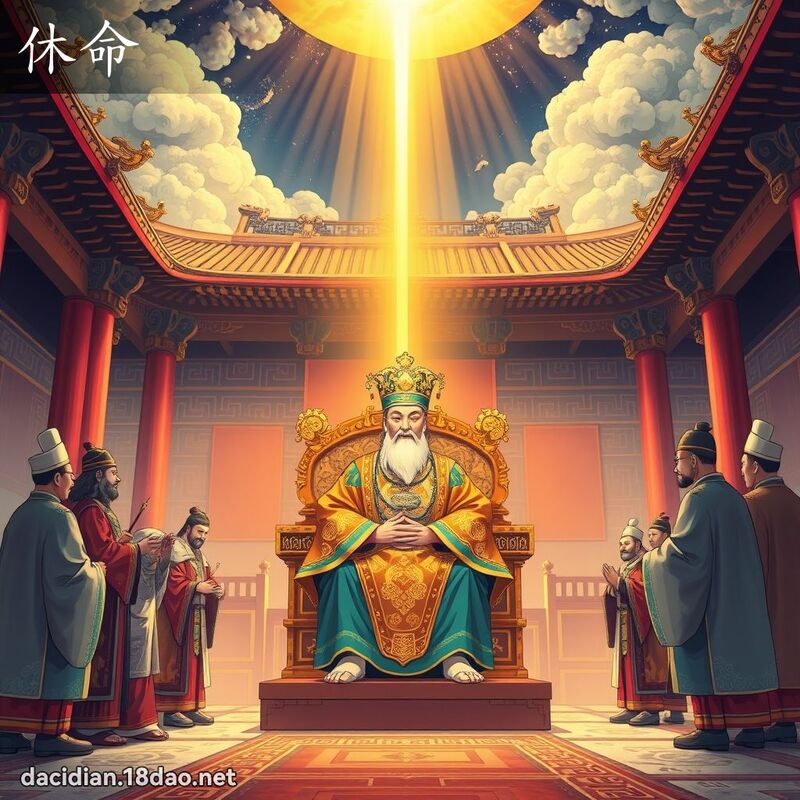 休命 - 国语大辞典配图