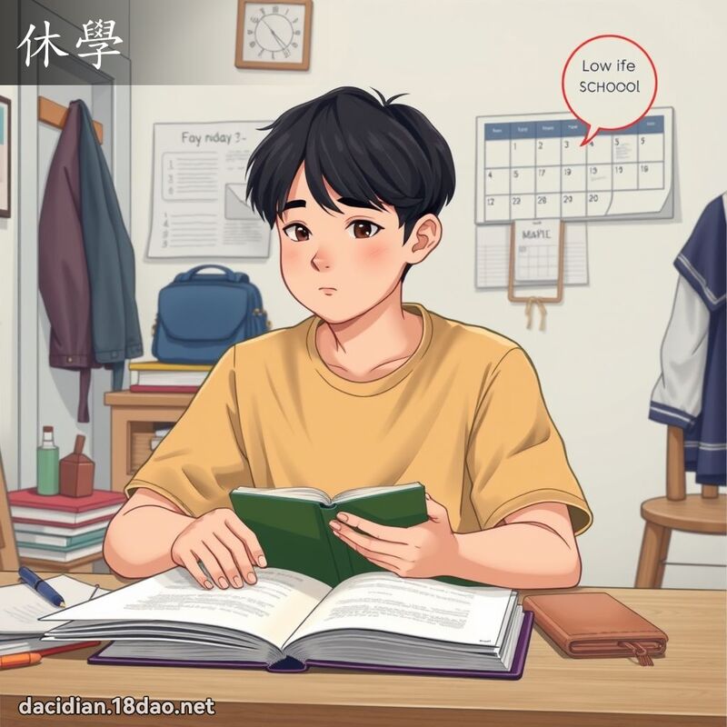 休學 - 國語大辭典配圖