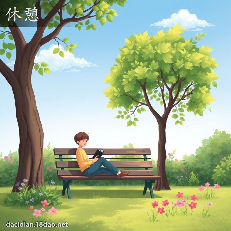 休憩 - 国语大辞典配图