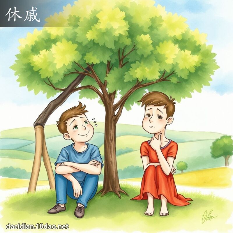休戚 - 國語大辭典配圖