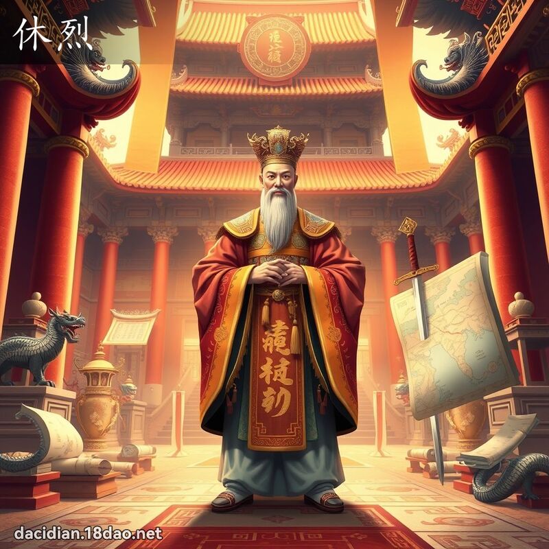 休烈 - 国语大辞典配图