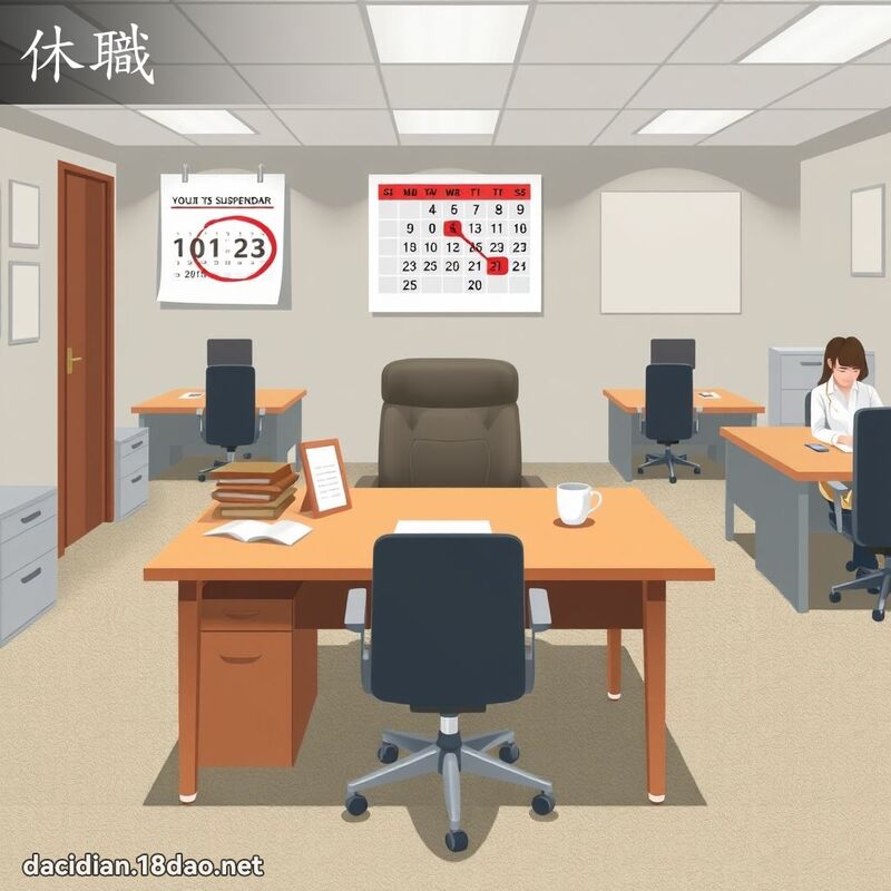 休职 - 国语大辞典配图