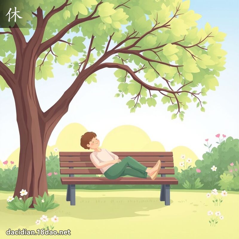 漢字: 休 (多音字)